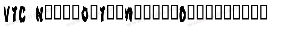VTC NightOfTheWackedDead字体转换